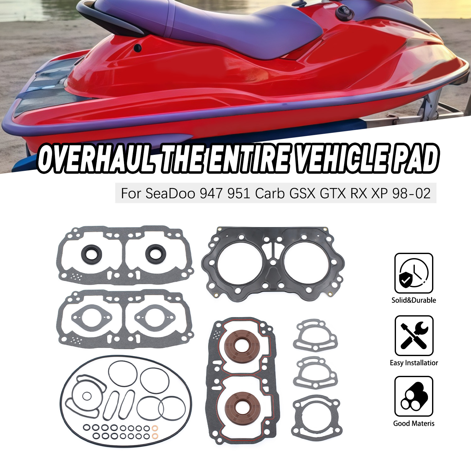 Motorcycle Engine Kit - Untuk Sea-Doo GSX GTX XP LRV