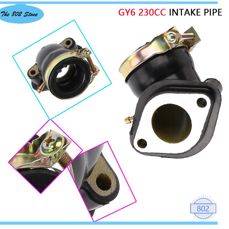 Motorcycle Carburetor - Pipa saluran masuk Gy6 230cc untuk