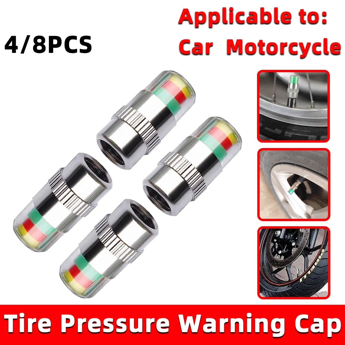 4/8 Buah Tutup Katup Ban Mobil - Motorcycle Valve Cover ulasan dan harga